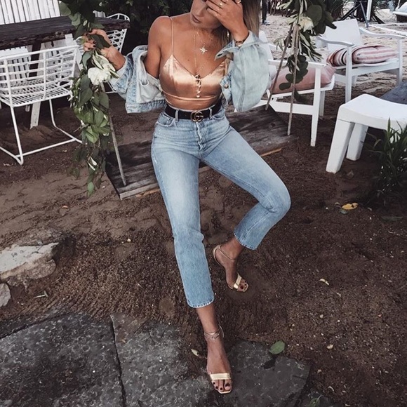 AGOLDE High Rise Straight Riley Crop Jeans - Picture 7 of 7